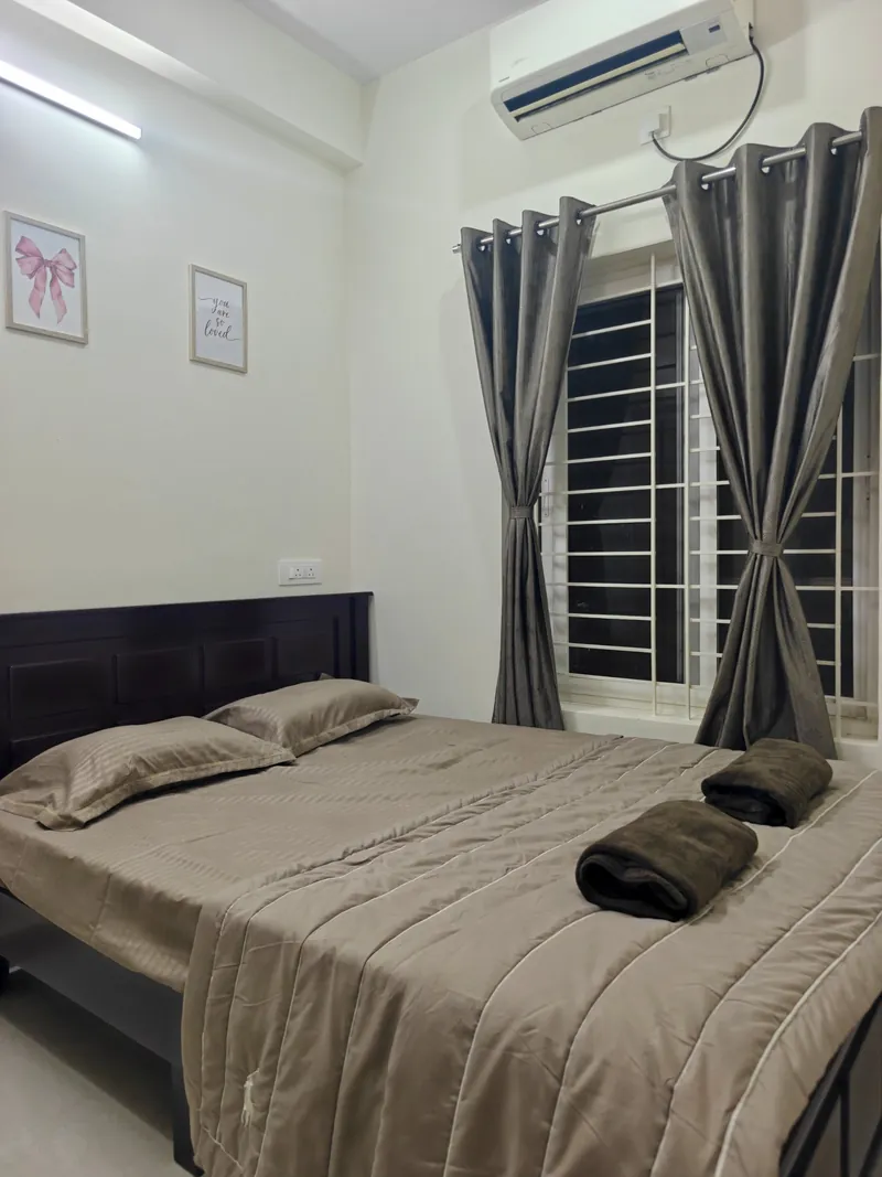 Bedroom two at The Cozy Taana homestay in Hoskote